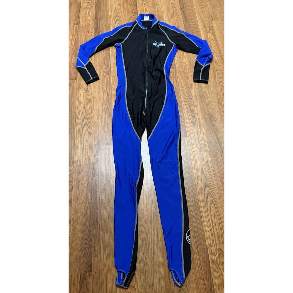 Body Glove Dive Skin Suit Large Full Body Rash Guard Front Zip Scuba Made In USA
